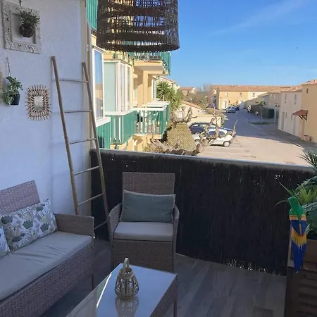 Apartmán Tropical Duplex : Bord De + Piscine Frontignan