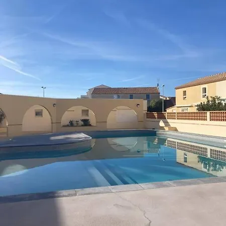 Apartmán Tropical Duplex : Bord De + Piscine Frontignan